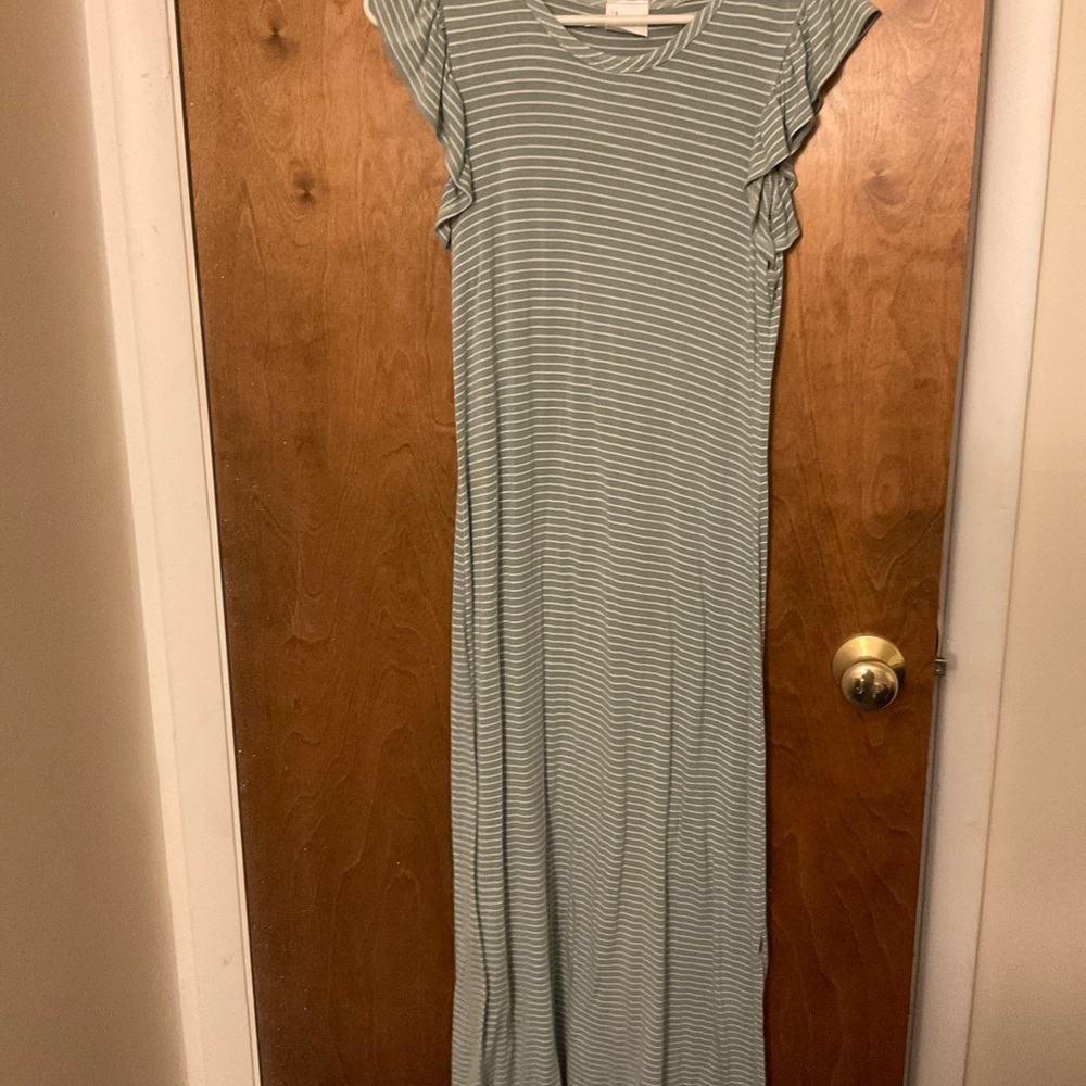 Striped Maxi Dress